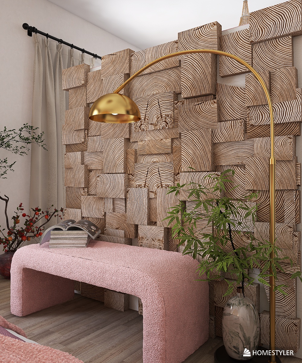 combination of modern and boho