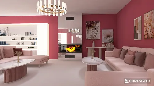 A Cozy Retreat in Morandi Pink