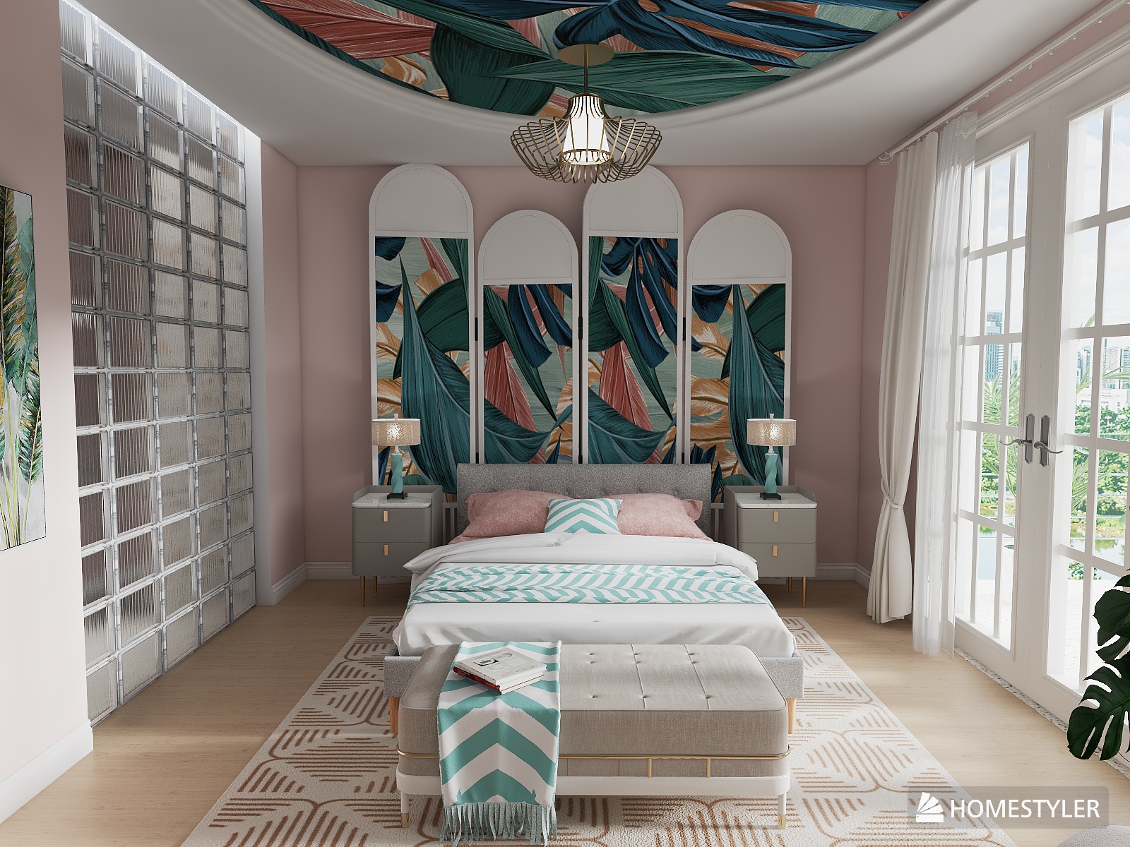 Miami Art Deco Bedroom