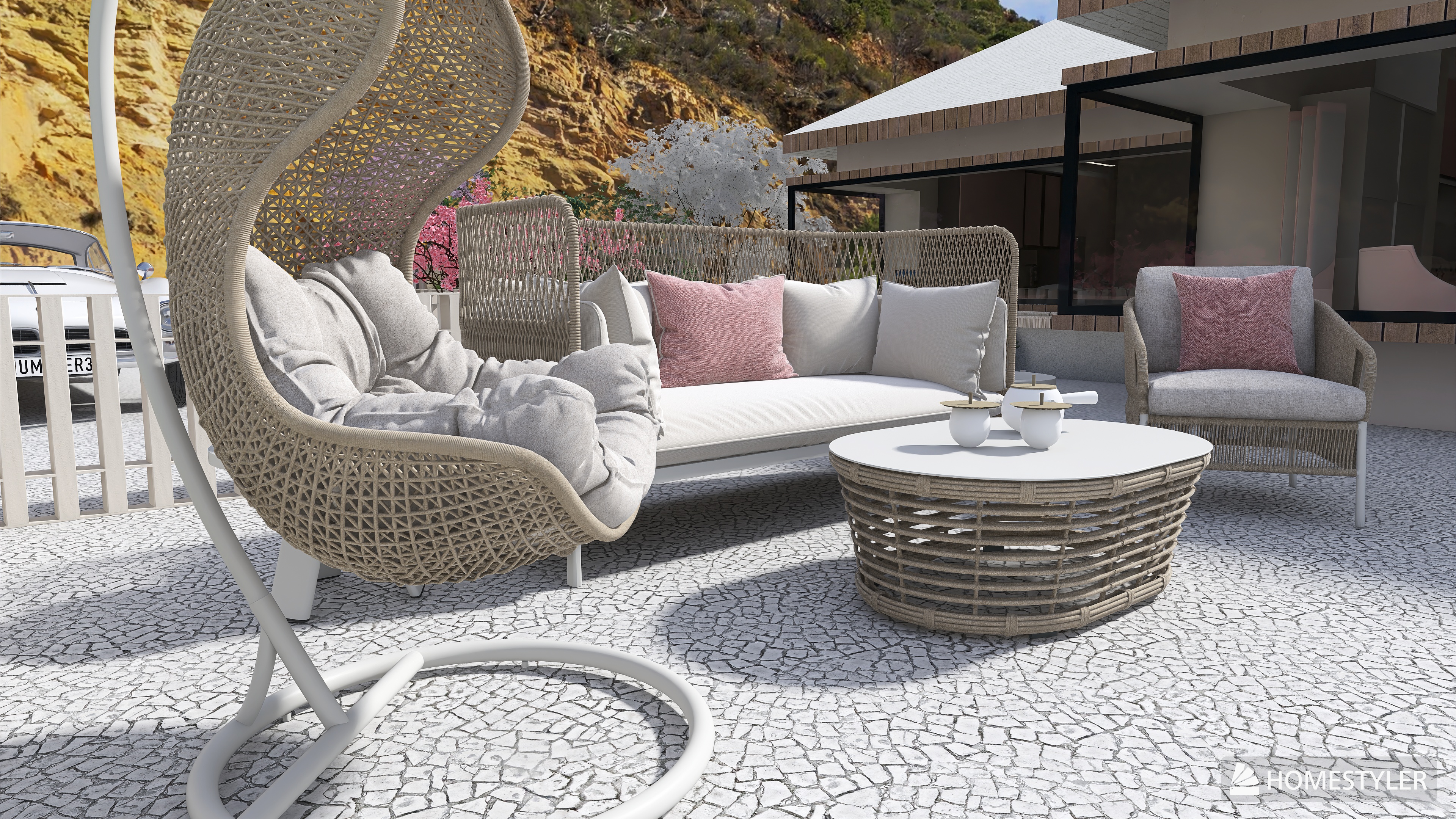 Morandi hillside home