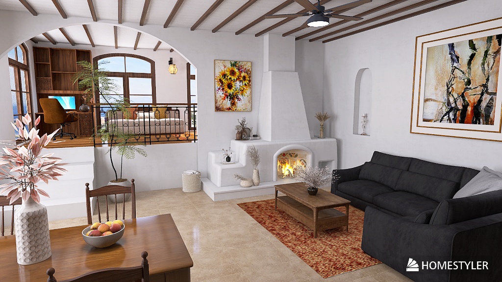 Compact Spanish Apartment Design