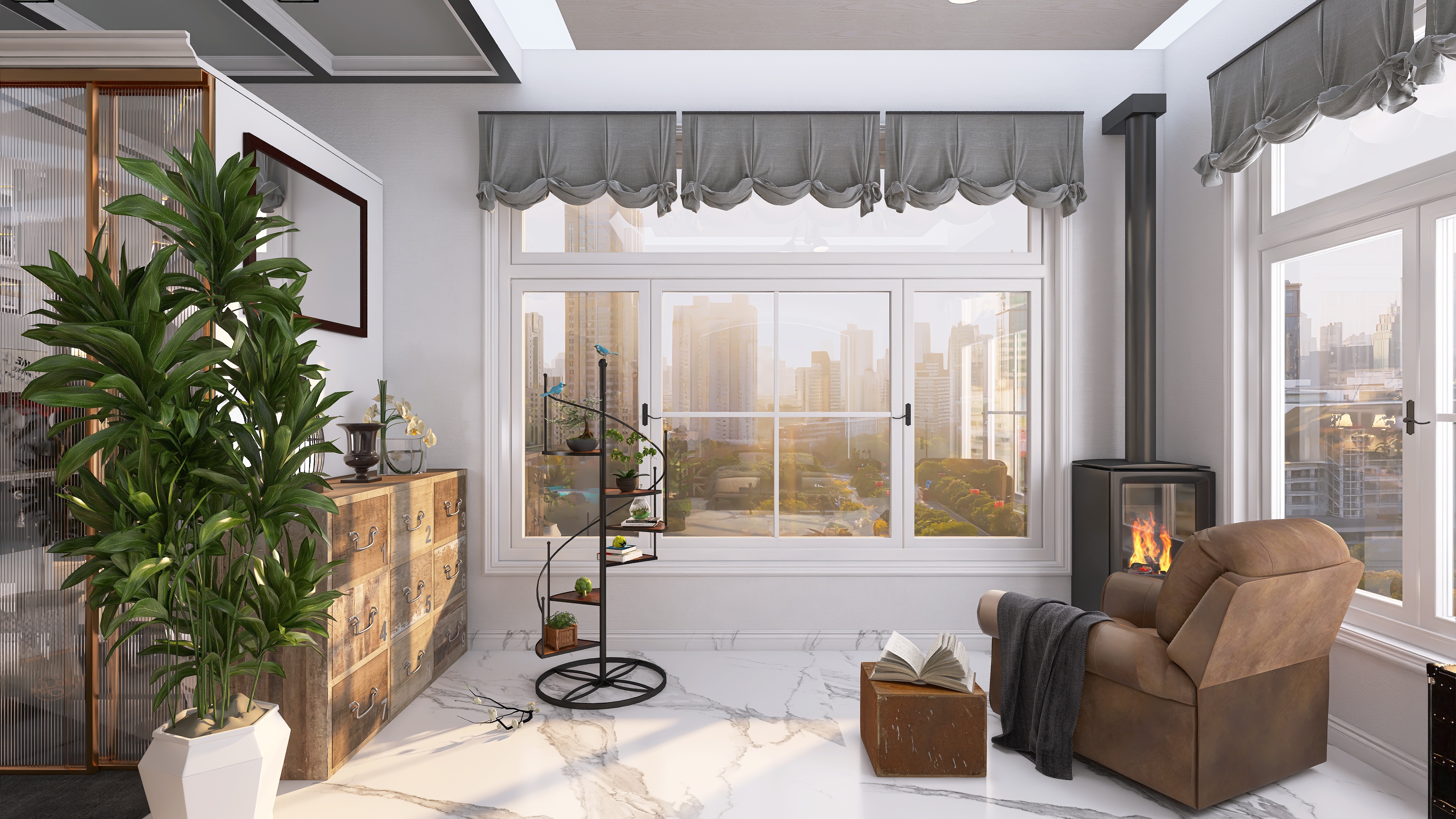 View of the metropolis