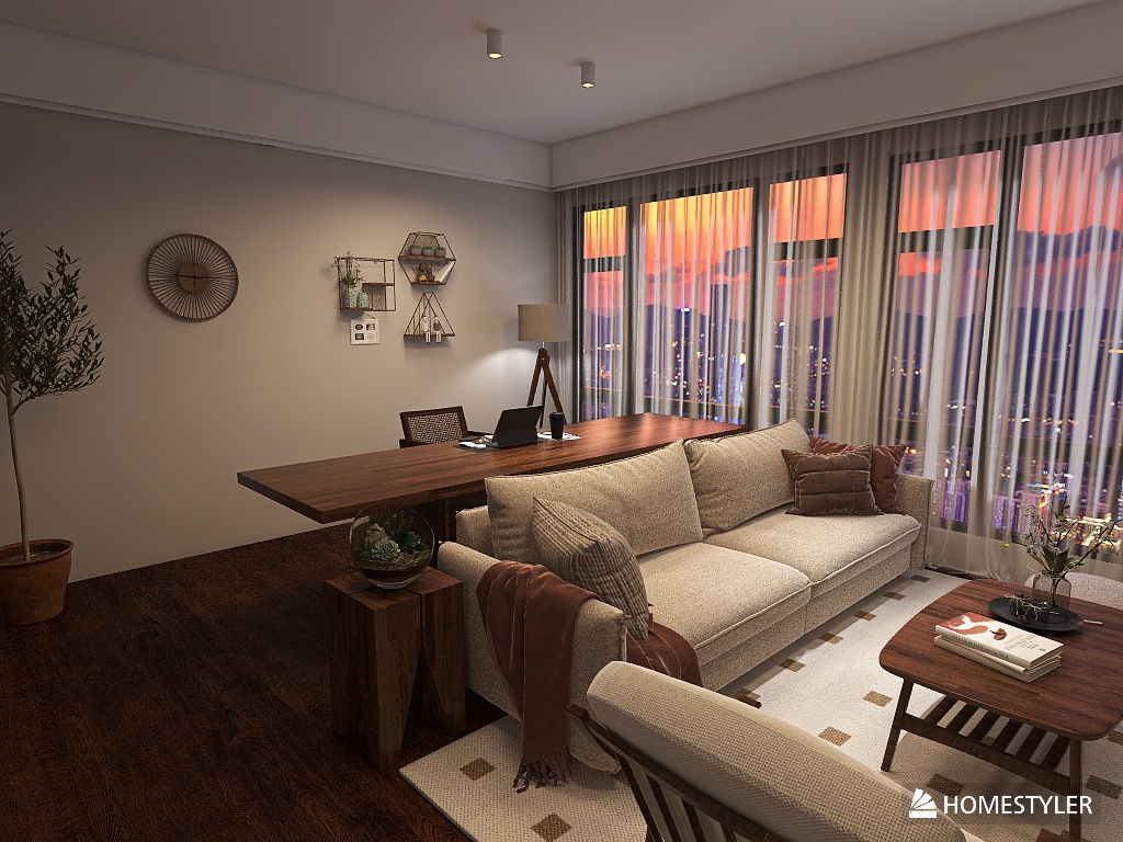 Rustic Wood Apartment