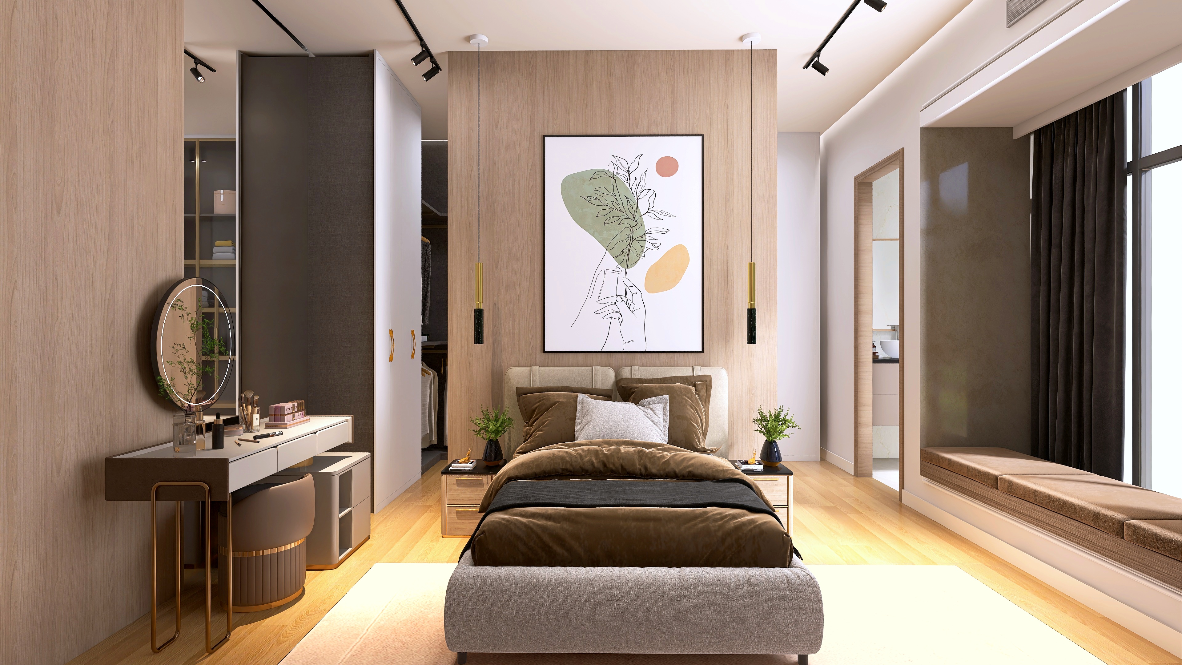 Subtle Harmony – A Cozy Bedroom Retreat