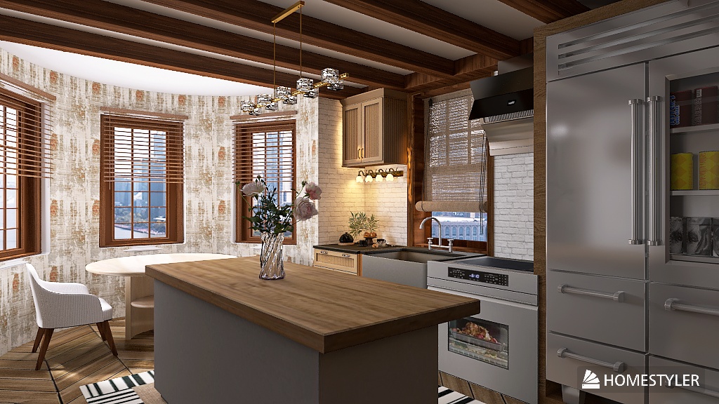 Retro Modern Floor Reflections