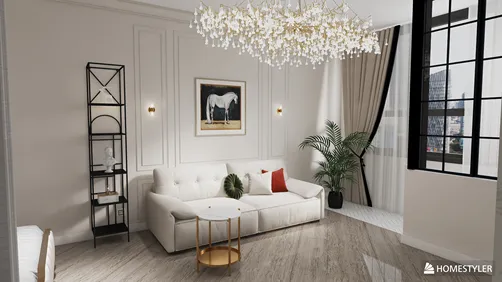 Проект квартиры в 34кв м