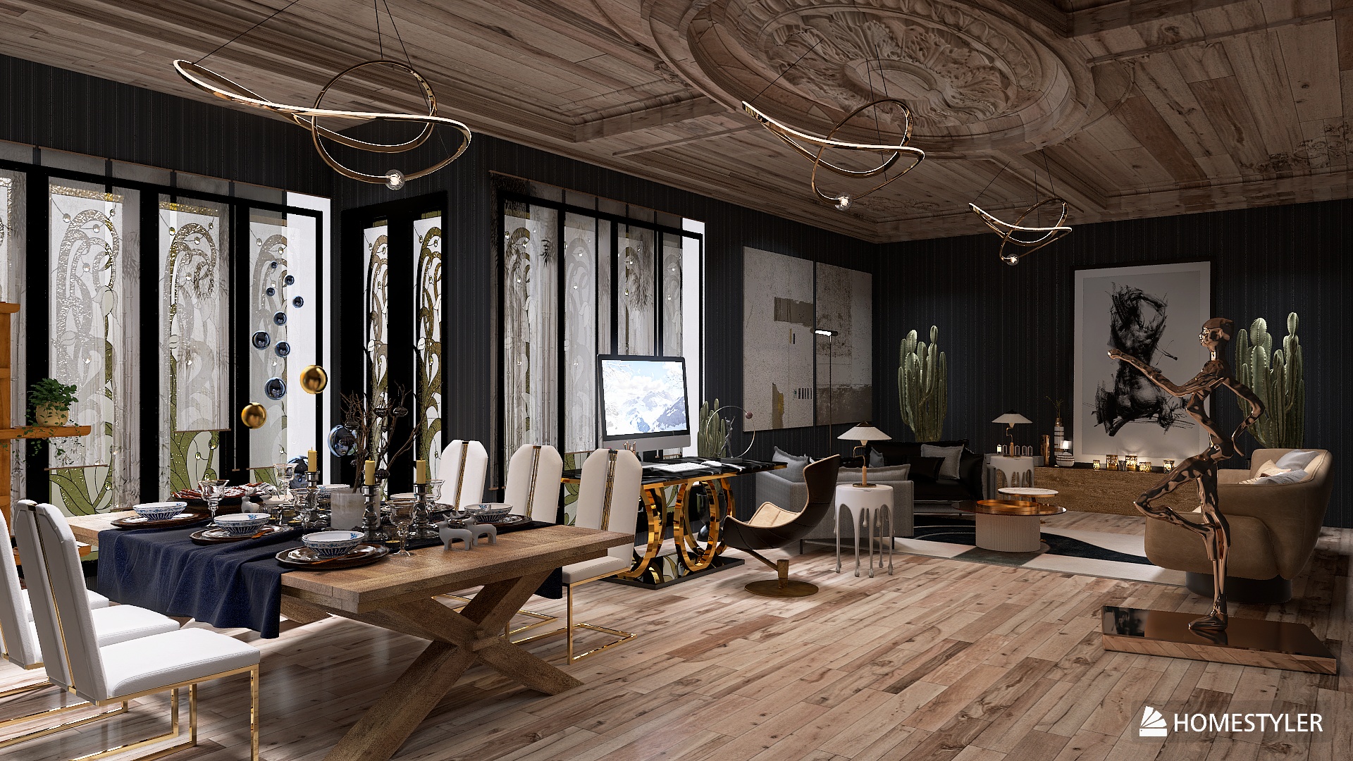 MODERN STYLE DINNING-LIVING