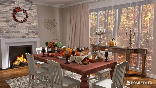 Thanksgiving Dining Room