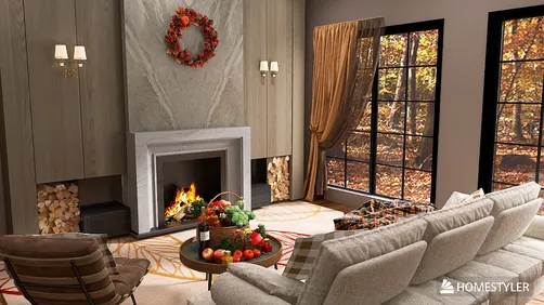 Thanksgiving Living Room