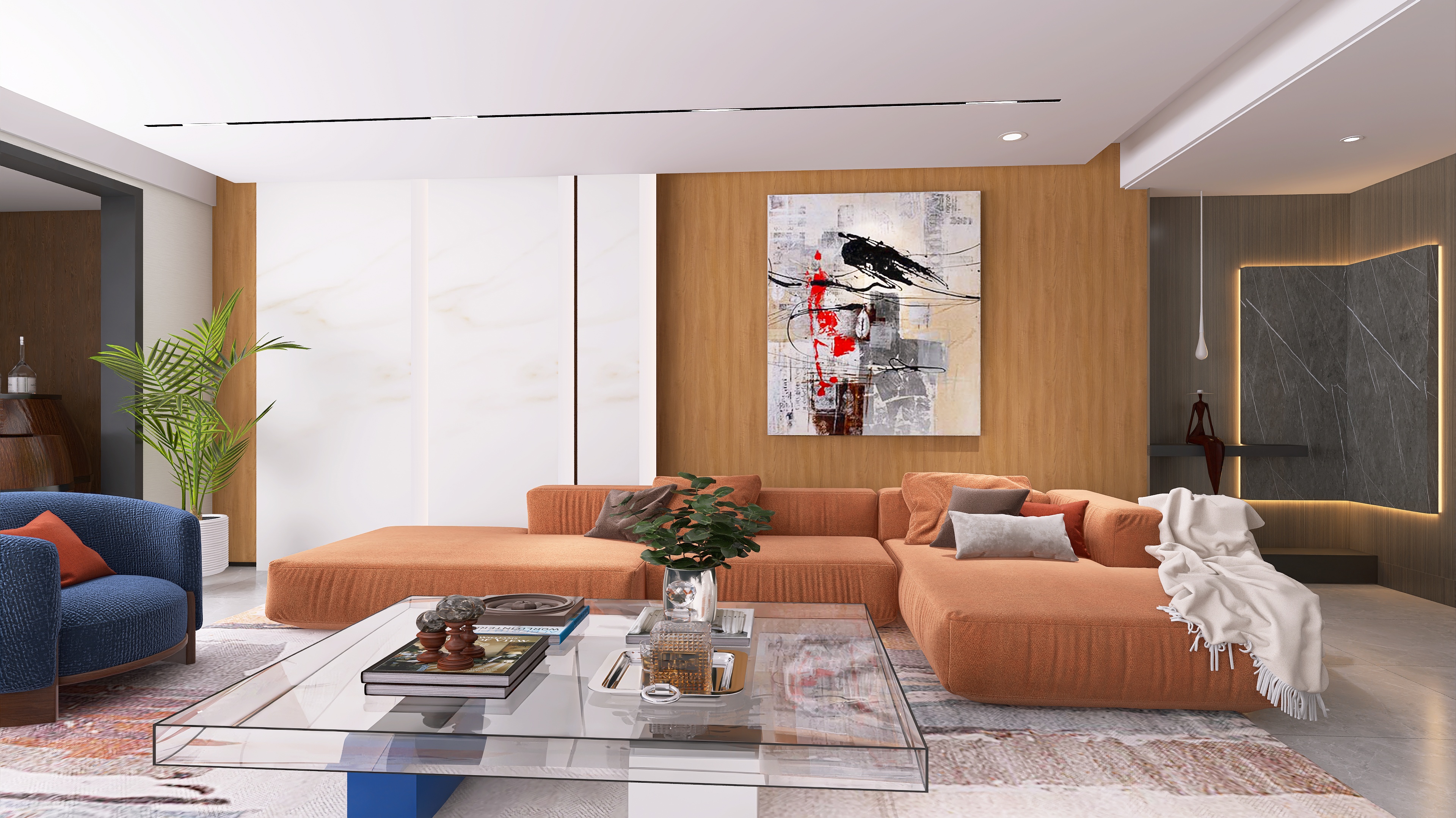 Empty—Modern Monochrome Apartment