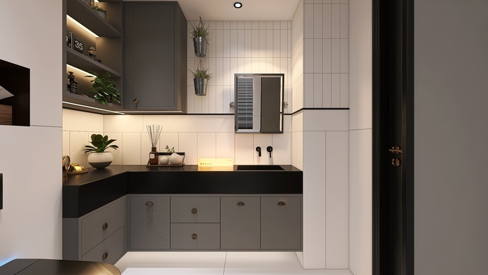 French Retro-style - Bathroom