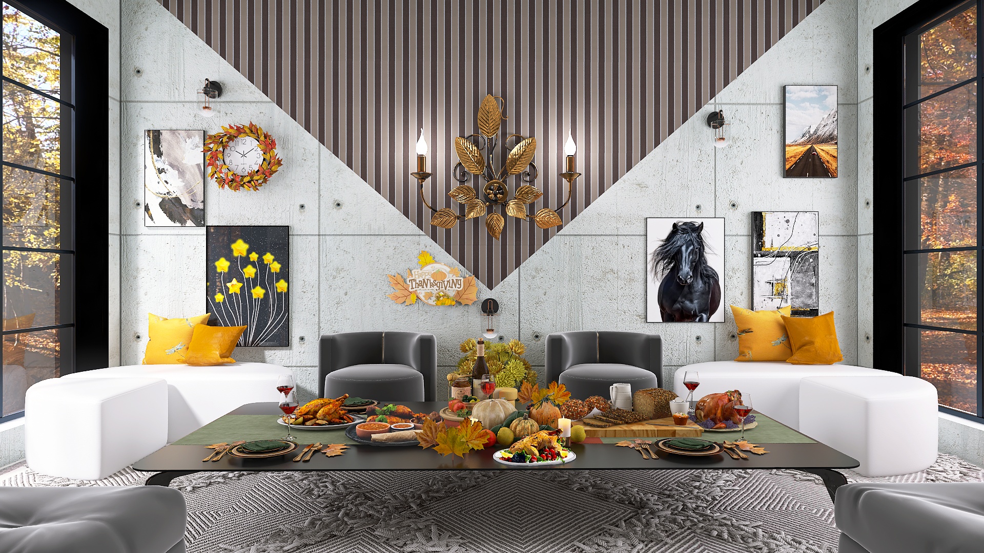 Thanksgiving to minimalist style
