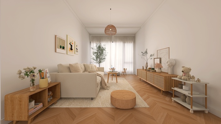 Scandinavian-style - Living Room