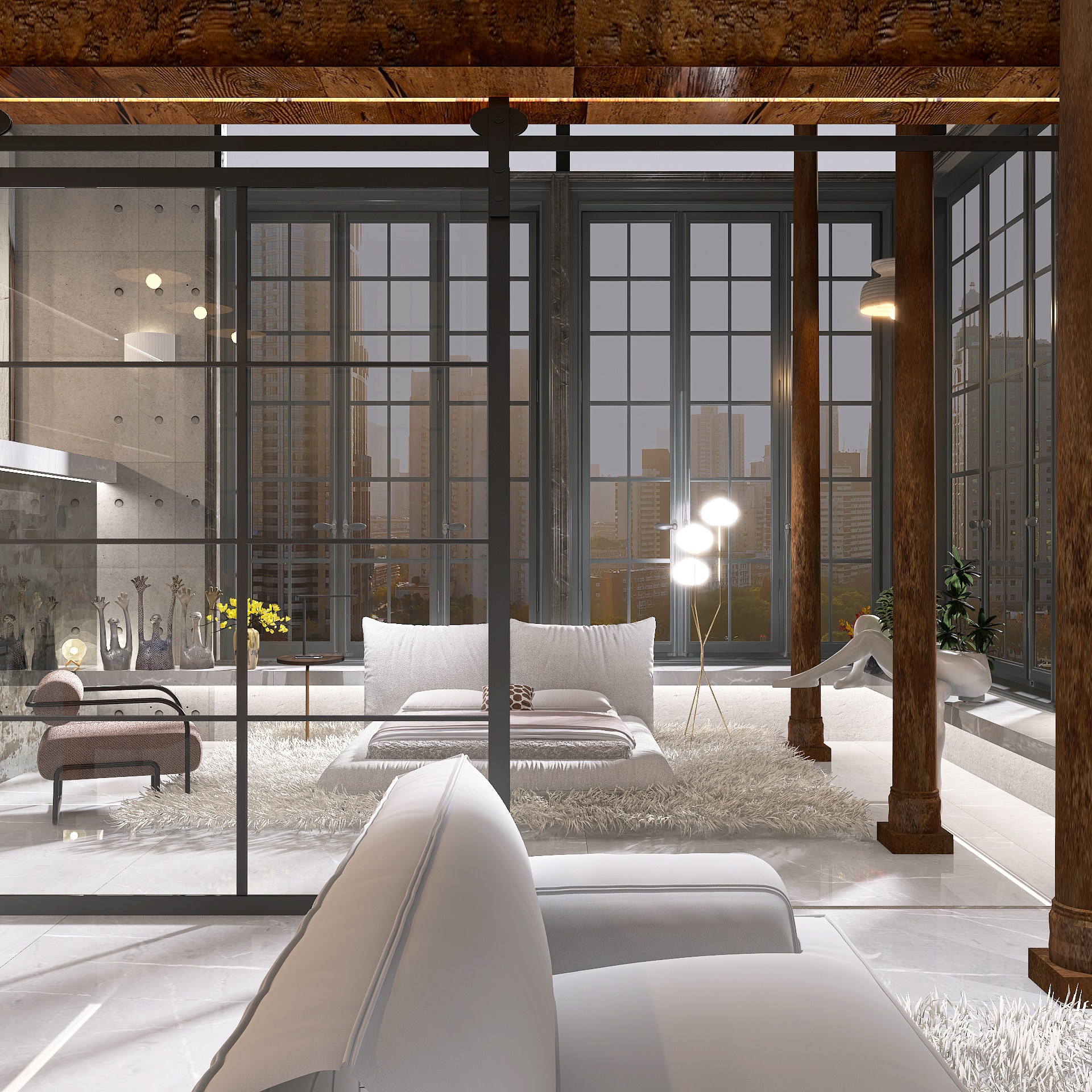 Downtown Urban living space