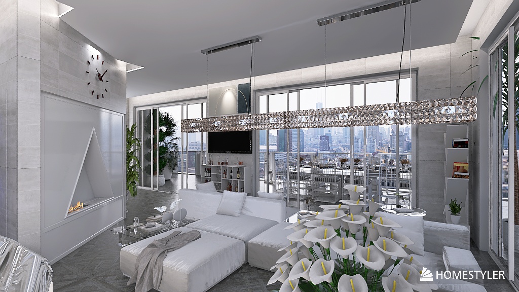 WHITE LUXURY PENTHOUSE