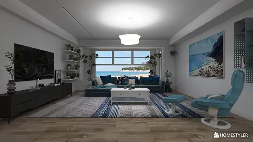 Casa blu mediterranea