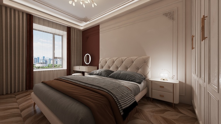 Vintage Country-style Bedroom