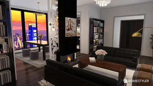 Modern Luxury in an Eclectic Apartment