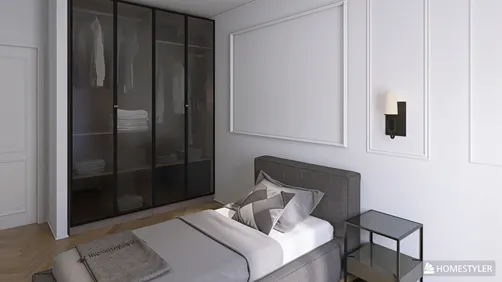 Спальня 3 на 5 метров. Неоклассика