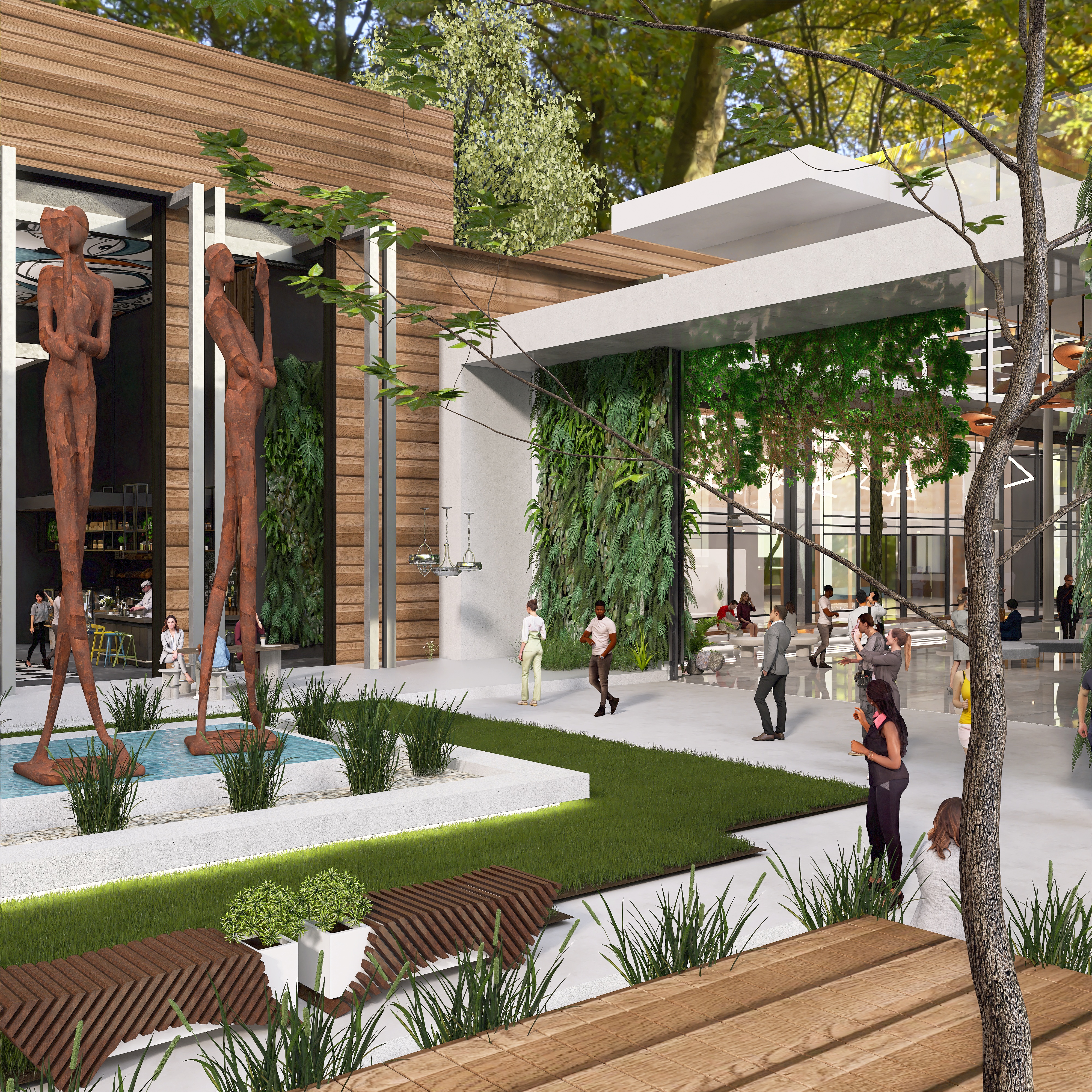 University Courtyard and open spaces