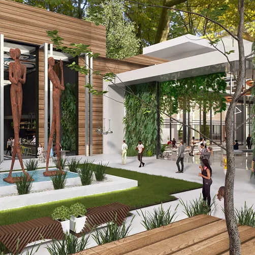 University Courtyard and open spaces