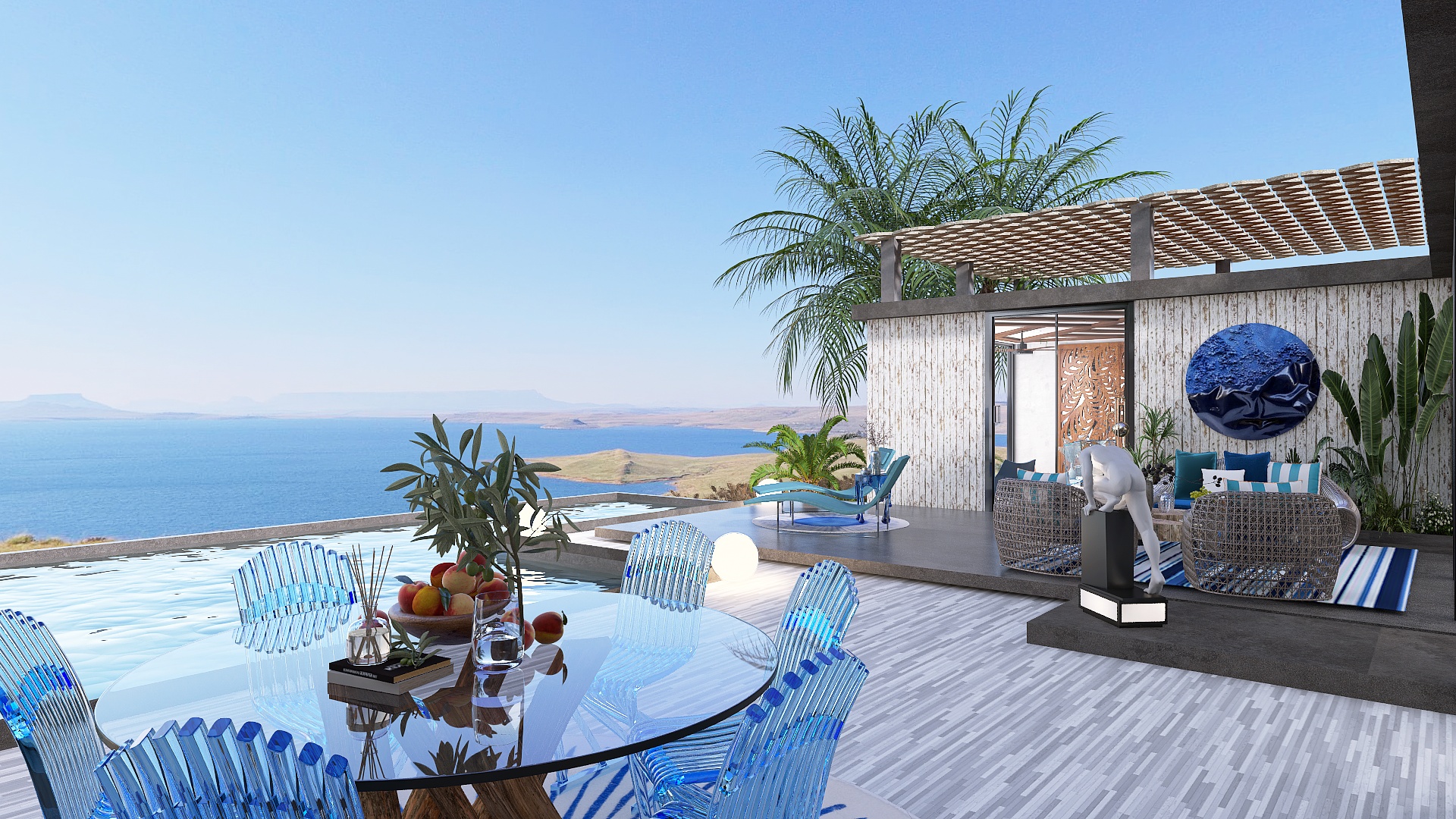 Container summer house Mediterranean