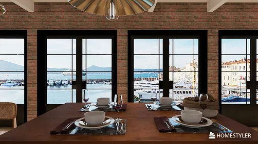 Seaside Rustic Restaurant Design