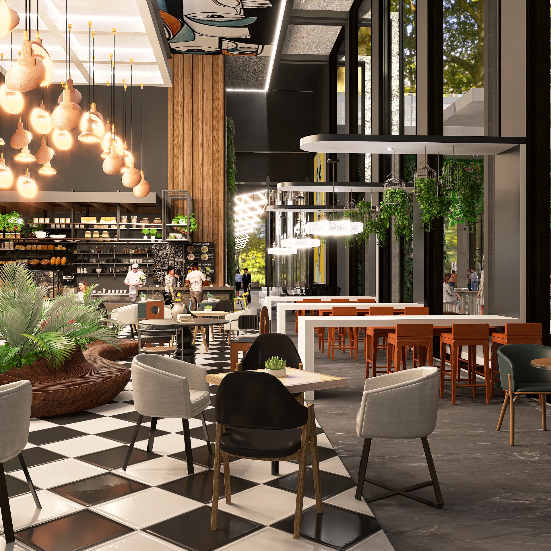 University canteen  Design