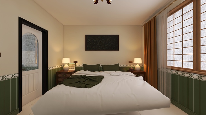 Eclectic Master Bedroom