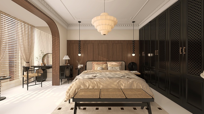 French Antique-style Bedroom
