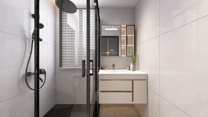 Scandinavian Minimalist Bathroom
