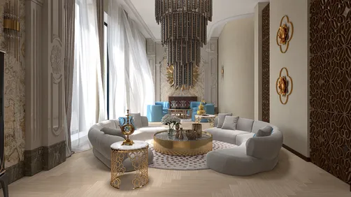 Arabic-Inspired Living Space