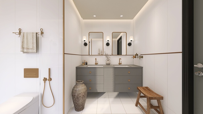 Eclectic-style Bathroom