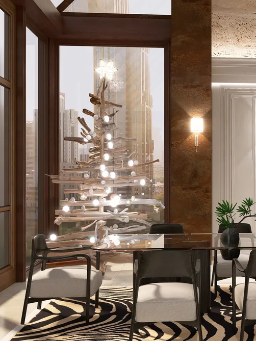 Christmas Urban living room
