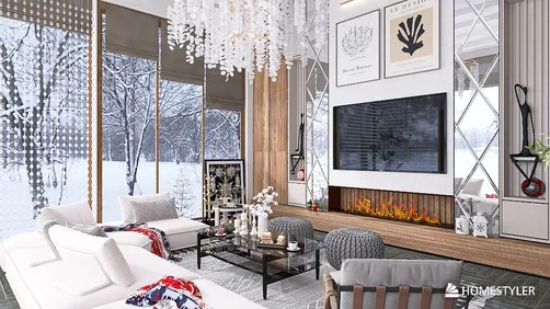 Warm home in Winter Web