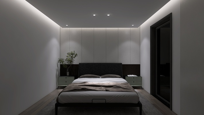 Contemporary Minimalist Bedroom