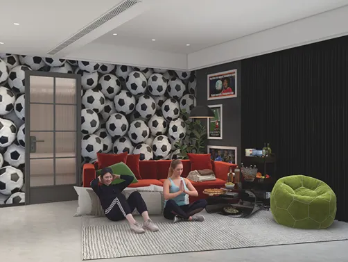 Квартирка для фанатов ФУТБОЛА