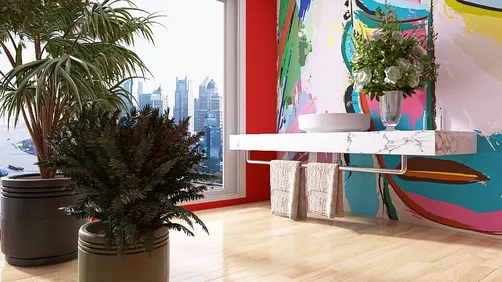 Modern Apartment Empt Room